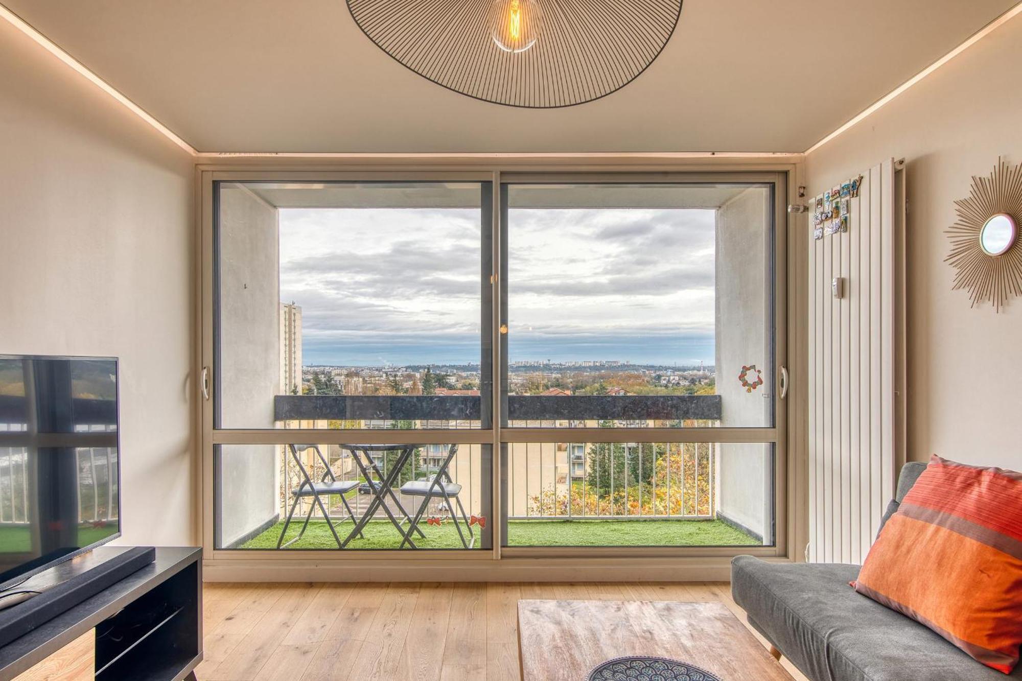 L'Horizon - Beau T2 Proche Hopital Lyon Sud Apartment Saint-Genis-Laval Exterior foto